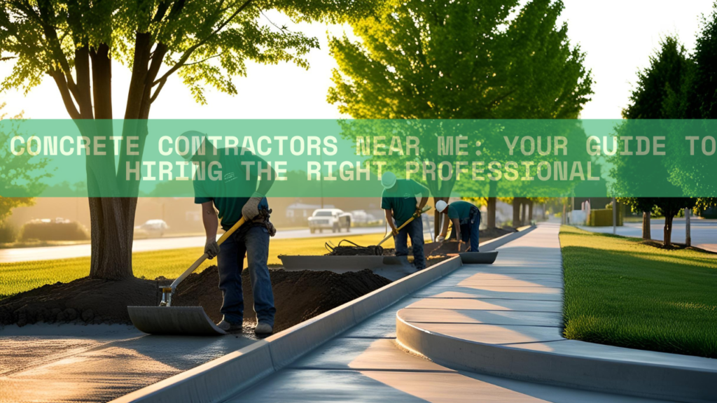 Concrete Contractors Near Me